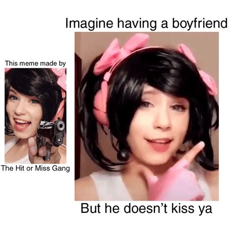 you got a boyfriend i bet he doesn't kiss ya